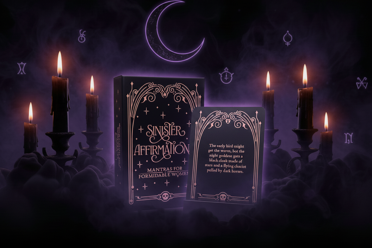 Sinister Affirmations Collection Cover - Lighter