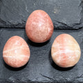 Red Calcite Crystal Egg Polished Carving