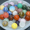 Mixed Crystal Spheres Small Marble Size (15mm) Carving