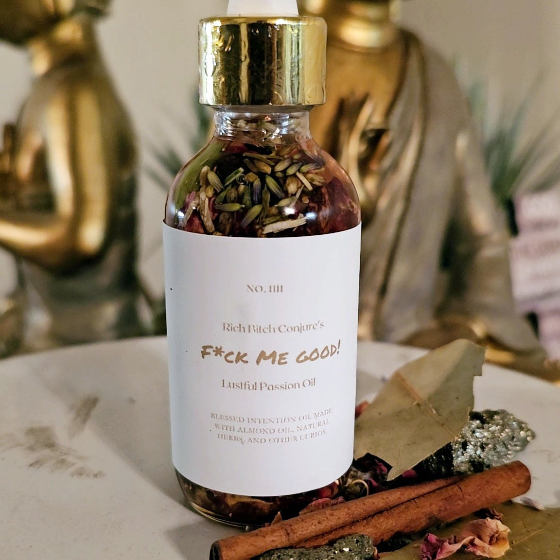 FMG Hoodoo Conjure Oil | Lust and Passion Oil | Intimate Attraction Ritual Oil | Magnetism and Desire Rootwork Oil | Spiritual Supply