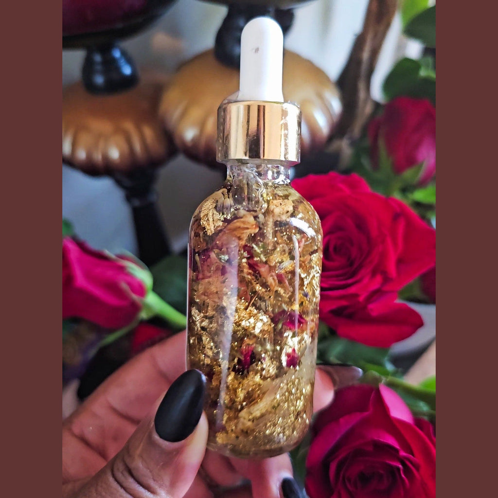 Lucky Rich Girl Hoodoo Conjure Oil | Wealth, Beauty, Glamour & Good Fortune Conjure Oil | Limited Edition