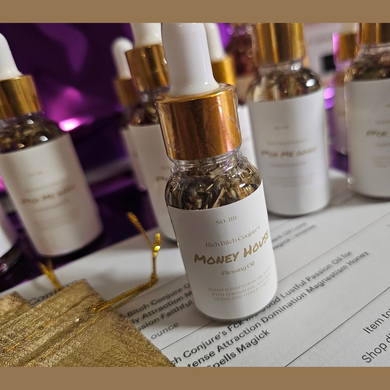 Rich Bitch Conjure's Money House Blessing Oil