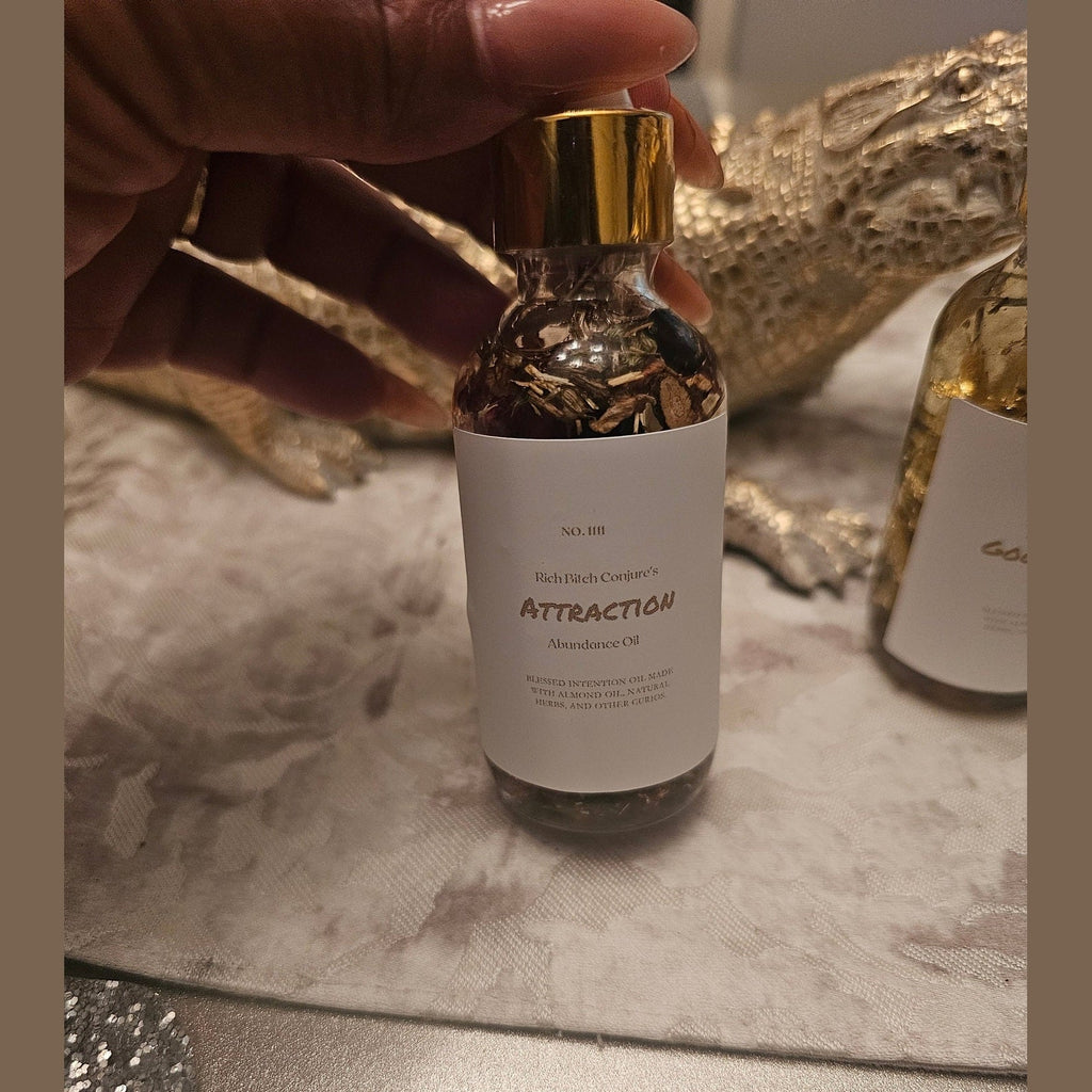 Deadly Attraction Hoodoo Conjure Oil | Magnetism Oil | Attraction and Favor Ritual Oil | Love Money Opportunity Rootwork Oil | Spiritual Supply