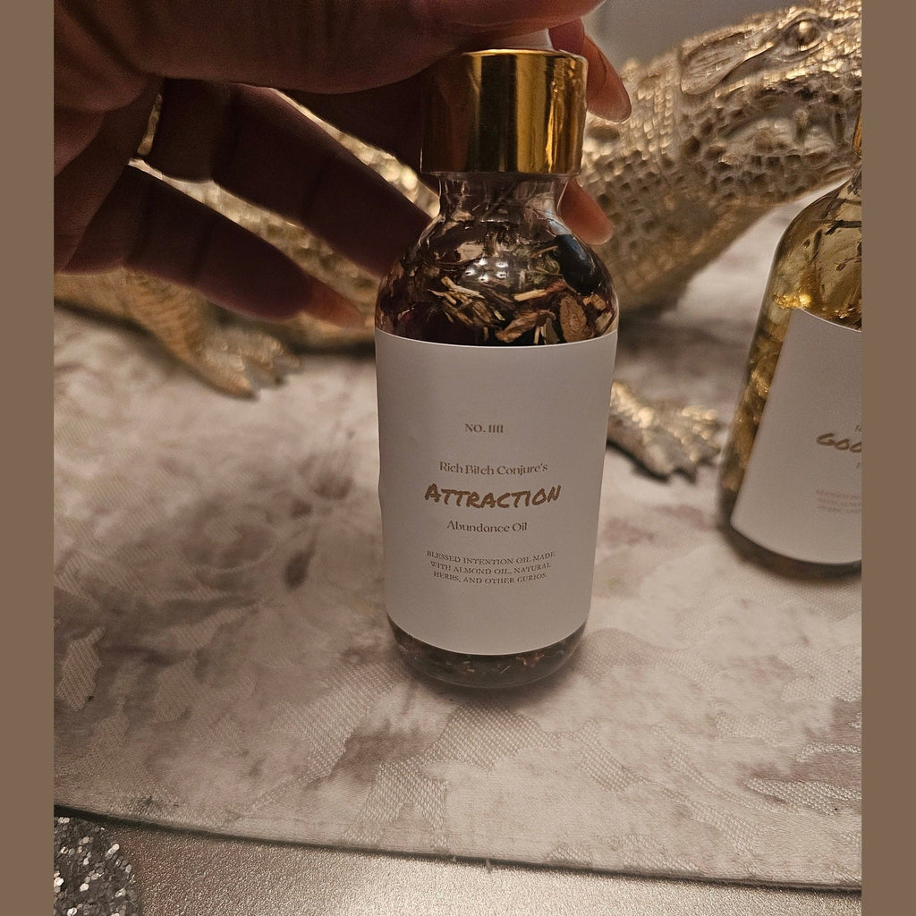 Deadly Attraction Hoodoo Conjure Oil | Magnetism Oil | Attraction and Favor Ritual Oil | Love Money Opportunity Rootwork Oil | Spiritual Supply