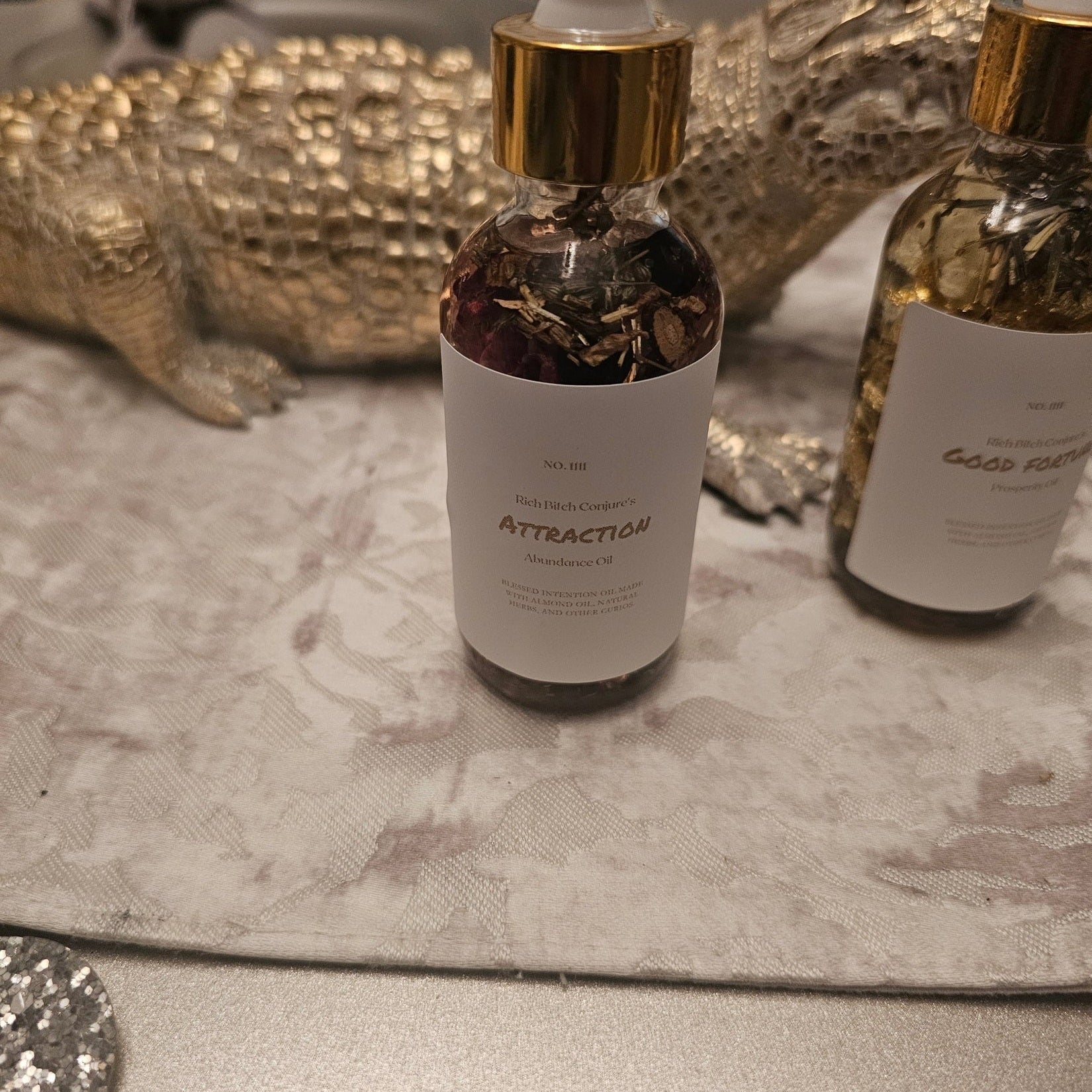 Deadly Attraction Hoodoo Conjure Oil | Magnetism Oil | Attraction and Favor Ritual Oil | Love Money Opportunity Rootwork Oil | Spiritual Supply