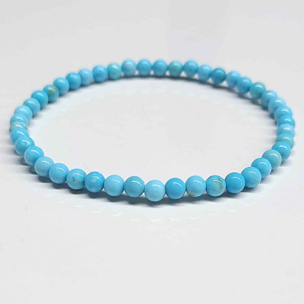 Blue Howlite Round Bead Bracelet - The Anger Eater