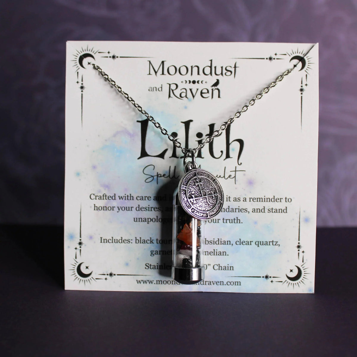 Lilith Spell Jar Necklace