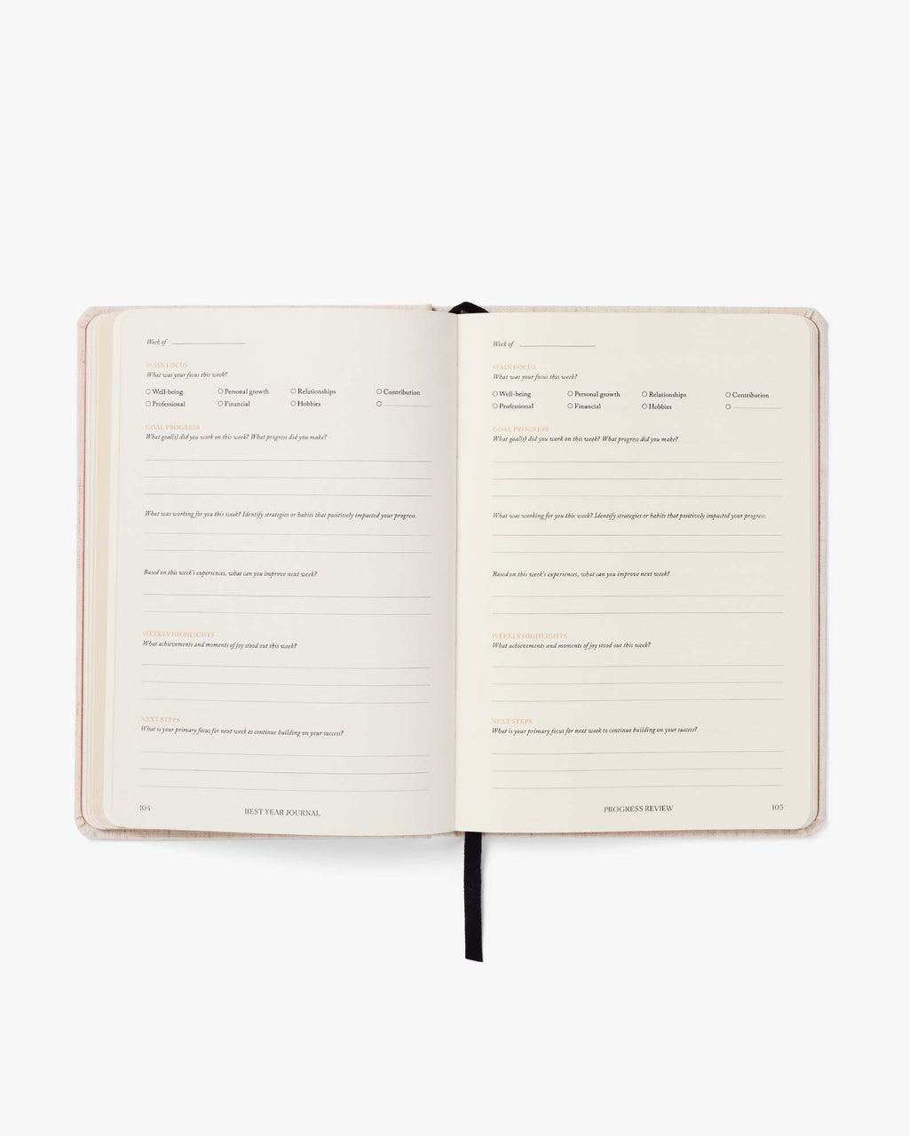 Best Year Journal - Oat