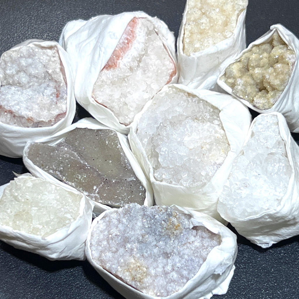 Assorted Mixed Druzy Crystal Rough Clusters (By The Piece or Pound) Wholesale