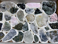 Bulgarian Minerals Crystal Mixed Collection (Large 15.5x10.5 Inch Flat) Pyrite Sphalerite Galena Quartz Pink Mangano Calcite Wholesale Bulk Lot