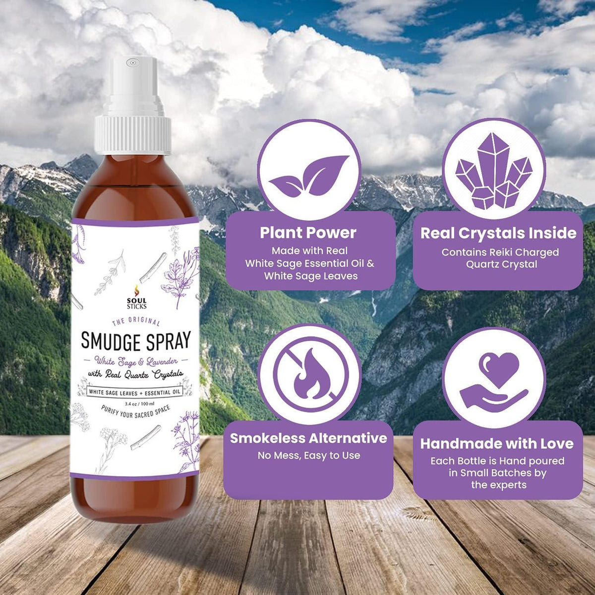 White Sage & Lavender Smudge Spray