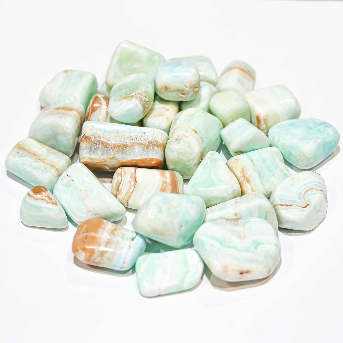 Caribbean Calcite Tumbled Pocket Stone