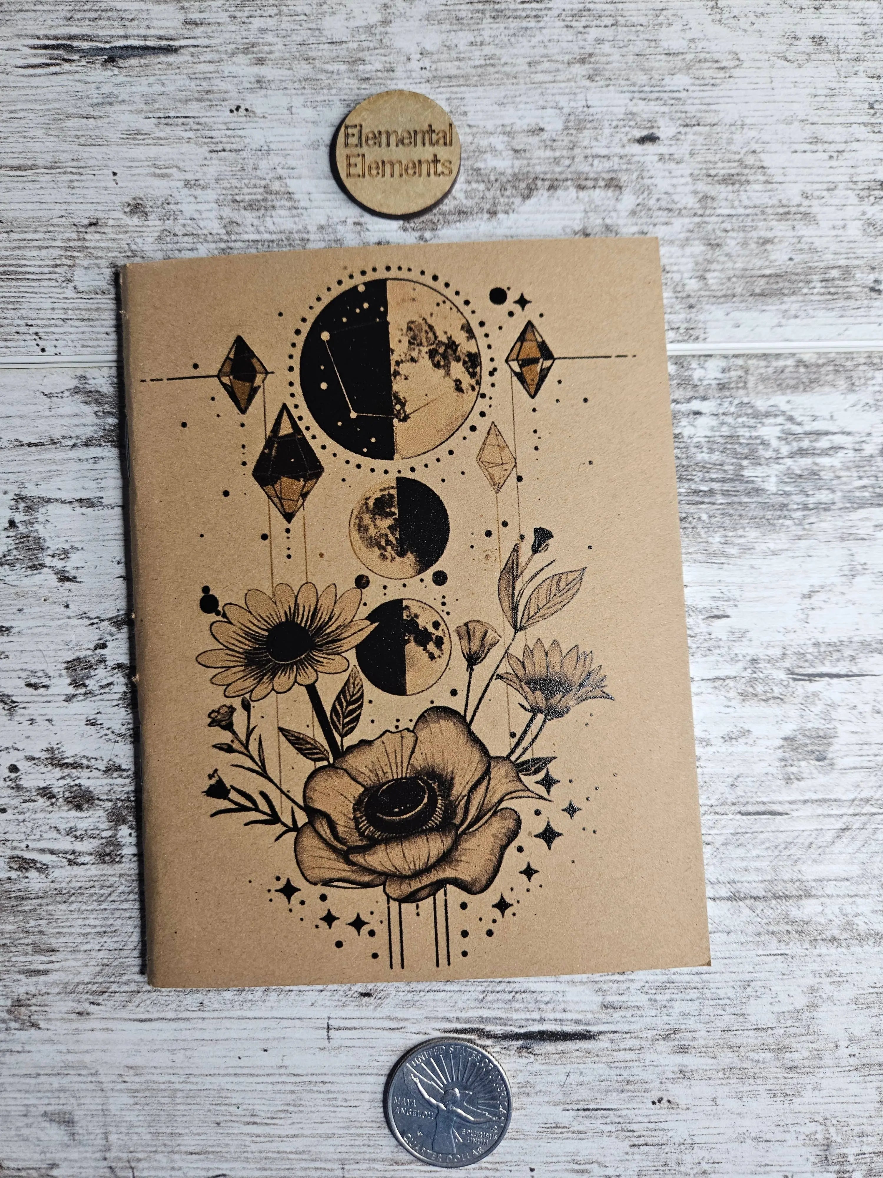 Lunar Blossom Journal Notebook