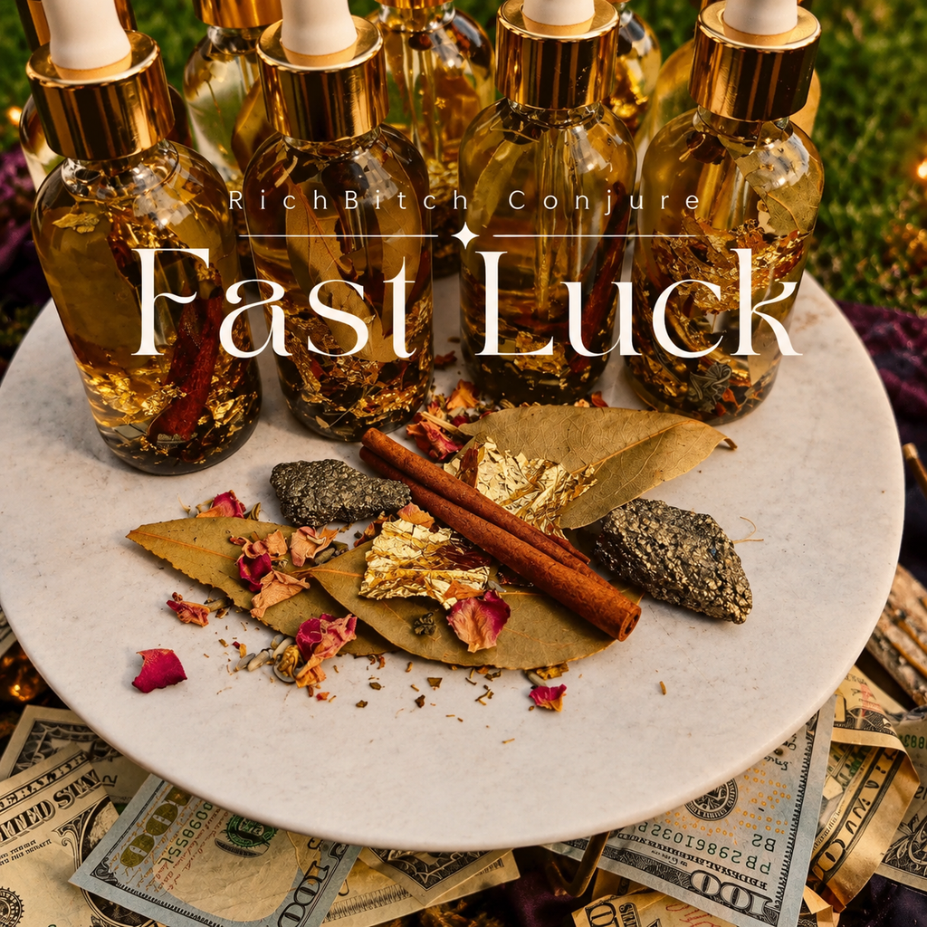Rich Bitch Conjure's Fast Luck Money Oil