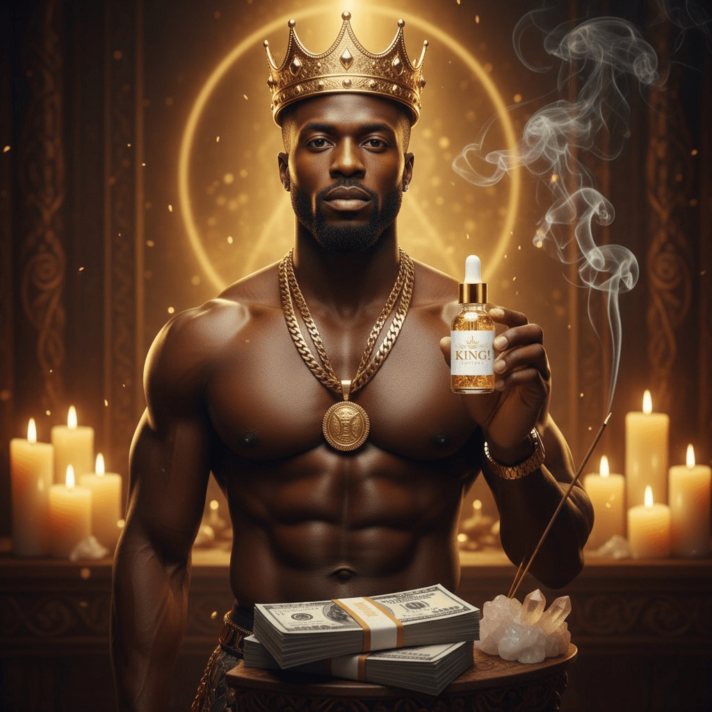KING! A Hoodoo Conjure Oil For The Divine Masculine