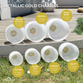 Set of 7 White Sound Therapy Bowls
