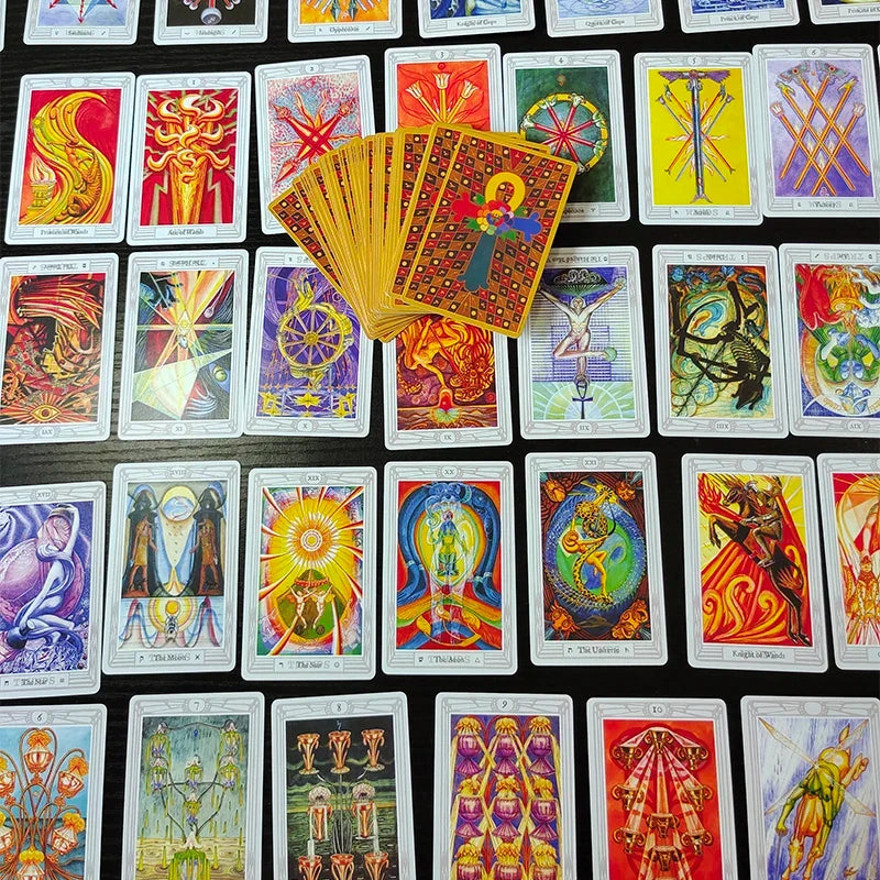 New Edition 80 Cards Crowley THOTH Tarot Cards Cute Version Includes Three Renditions Of The Magician Cards