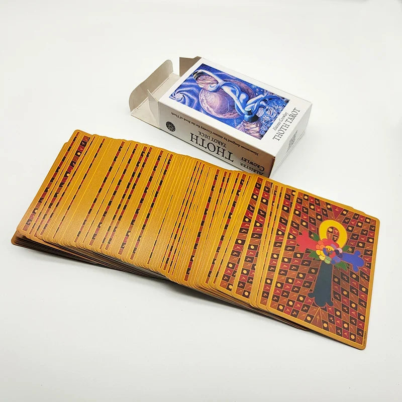 New Edition 80 Cards Crowley THOTH Tarot Cards Cute Version Includes Three Renditions Of The Magician Cards