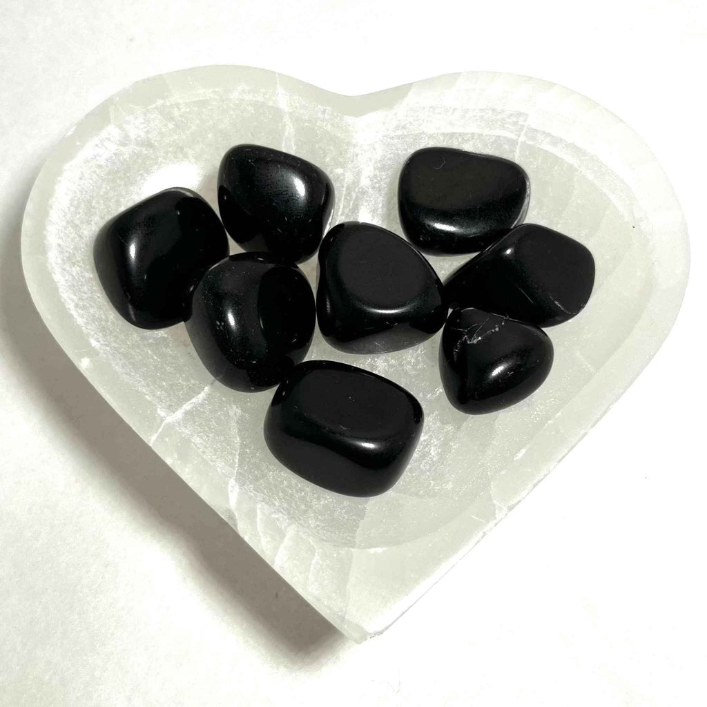 Black Obsidian Tumbled Pocket Stone