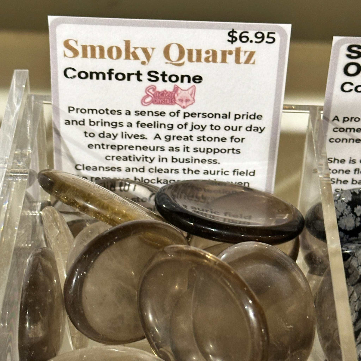 Smoky Quartz Comfort Stone