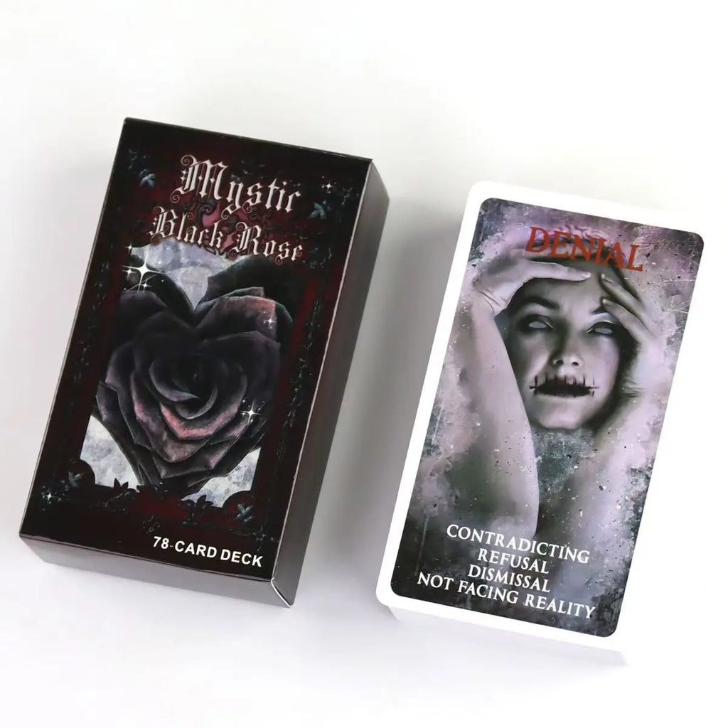 Mystic Black Rose Oracle Deck