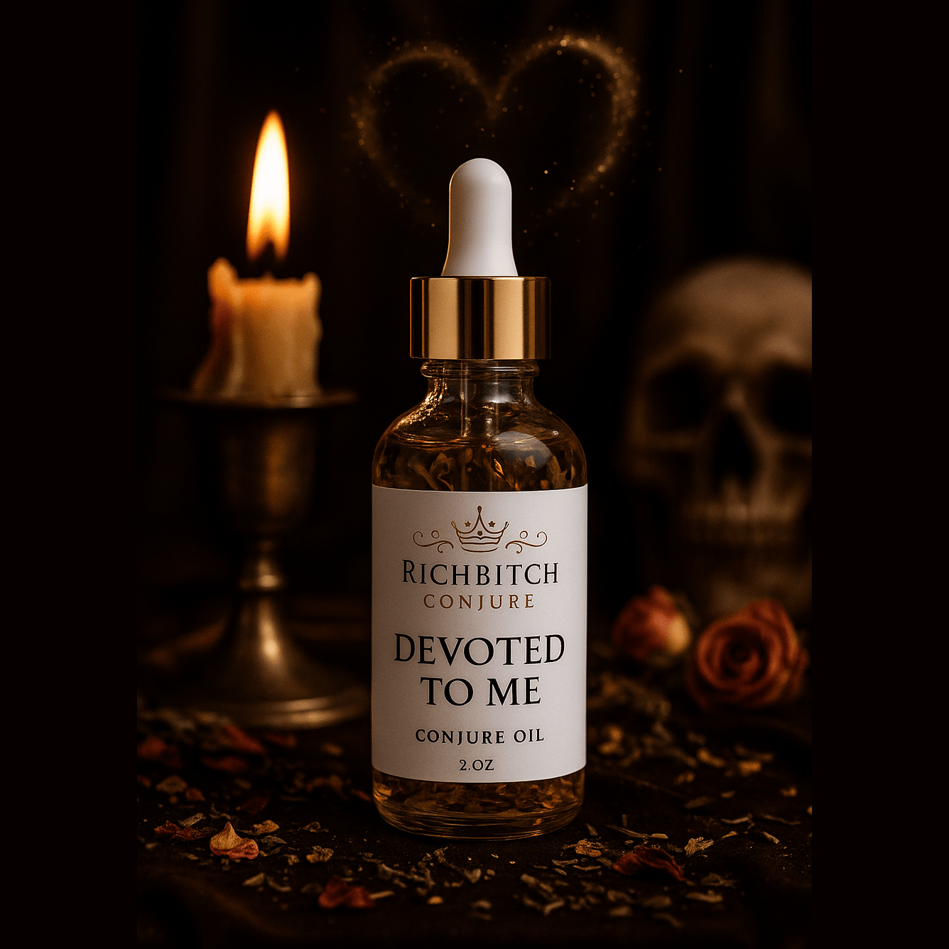 Rich Bitch Conjure's Devoted To Me Oil for Love Loyalty and Commitment