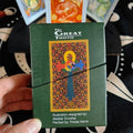 Thoth Tarot Cards 80 Cards 3 Magicians Oracle English Divination America Edition Board Playing Games In Irregular Gift Box