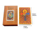 14.8x9.5cm Super Large Thoth Cards 3 Magicians Oracle Deck America Edition Tarot Board Games in Gift Box for Party or Collectors