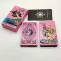 Water Proof 78 Card PVC Tarot Deck With Plastic Package Divination Board Game Fortune Telling Oracle Set For Beginners