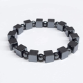 Hematite Cube Stackable Bracelet