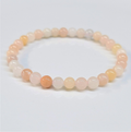 Pink Aventurine Round Bead Bracelet