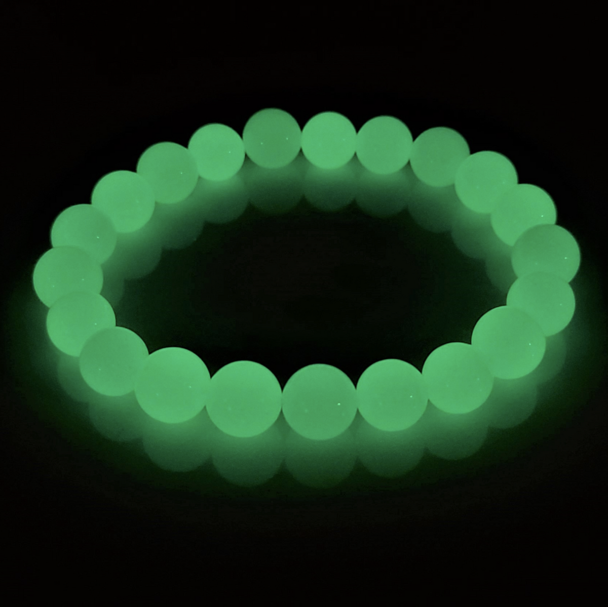 Glow-in-the-Dark Round Bead Bracelet - Mystic Fun