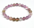 Auralite 23 Round Bead Bracelet 8mm
