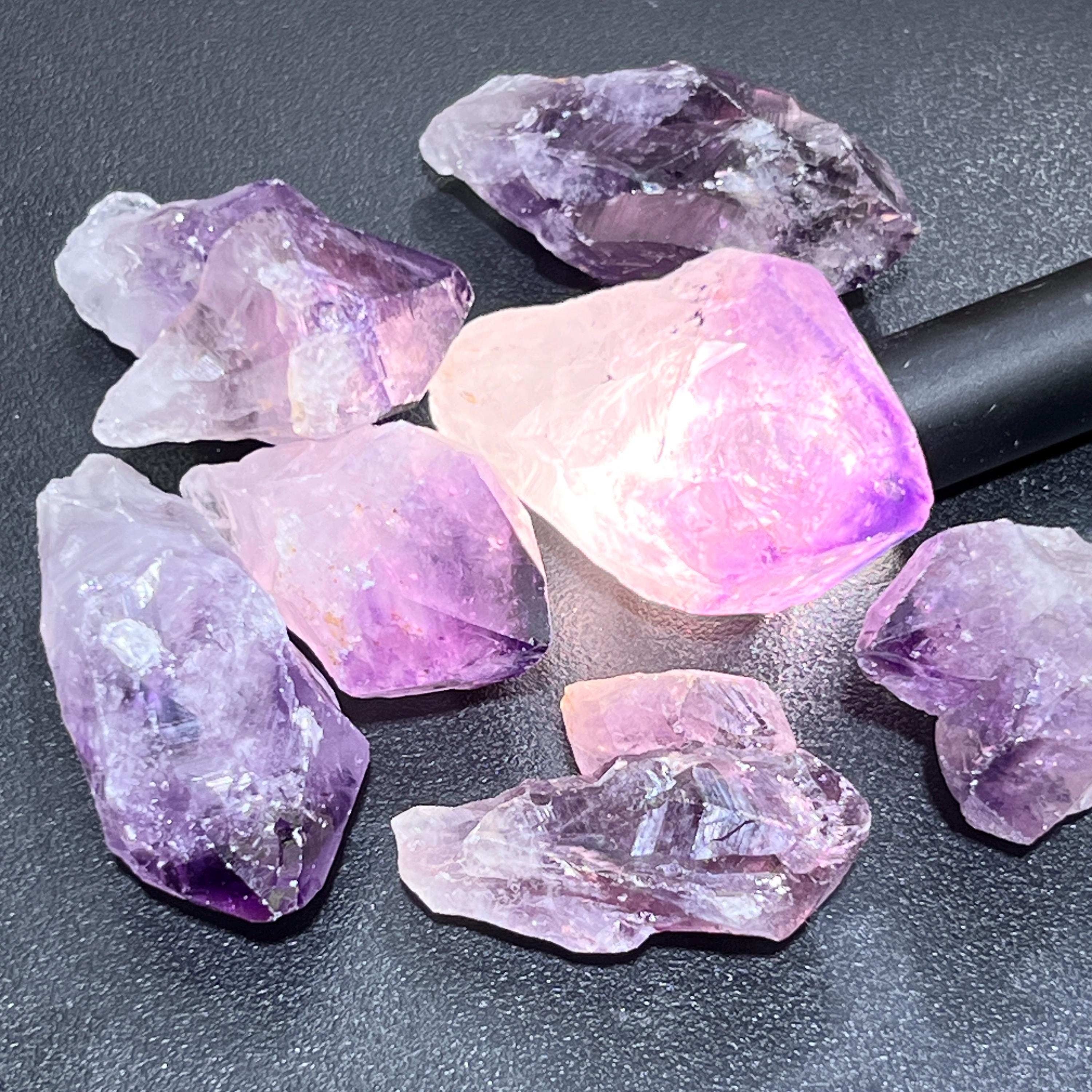 Large Purple Amethyst Crystal Points Rough Raw