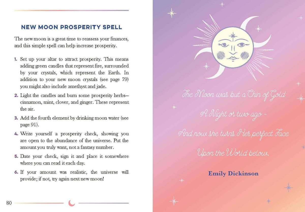 The Little Book of Moon Magic: Lunar Lore, Rituals & Spells by Francis Nightingale