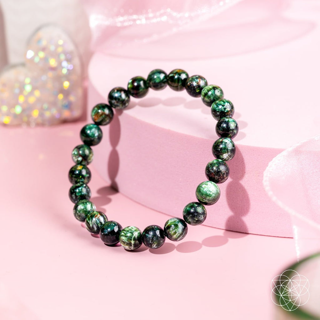 Angel Energy – Rare Seraphinite Bracelet of Transformation