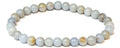 Angelite Round Bead Bracelet - Divine Communication