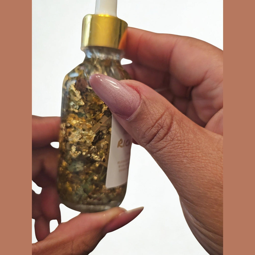 Rich Bitch Money Drawing Hoodoo Conjure Oil | Money Attraction Oil | Wealth Ritual Oil | Prosperity Rootwork Oil | Abundance Spiritual Supply