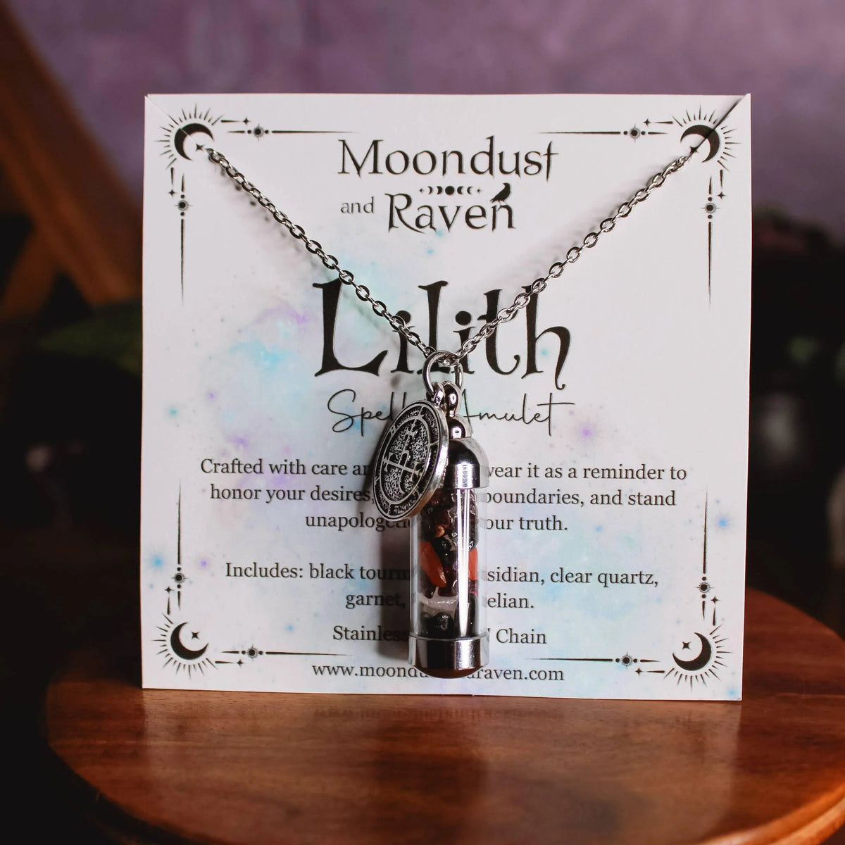 Lilith Spell Jar Necklace