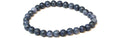 Blue Coral Round Bead Bracelet