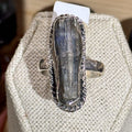 Sterling Silver Blue Kyanite Ring Size 6 "Strength"