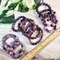 Chevron Amethyst Bracelet