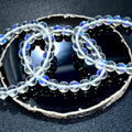 Mermaid Ocean Glowing Glass Stretch Bracelet (8mm Beads) Jewelry Supply