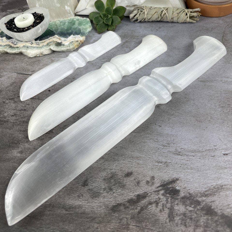 Selenite Ritual Blade