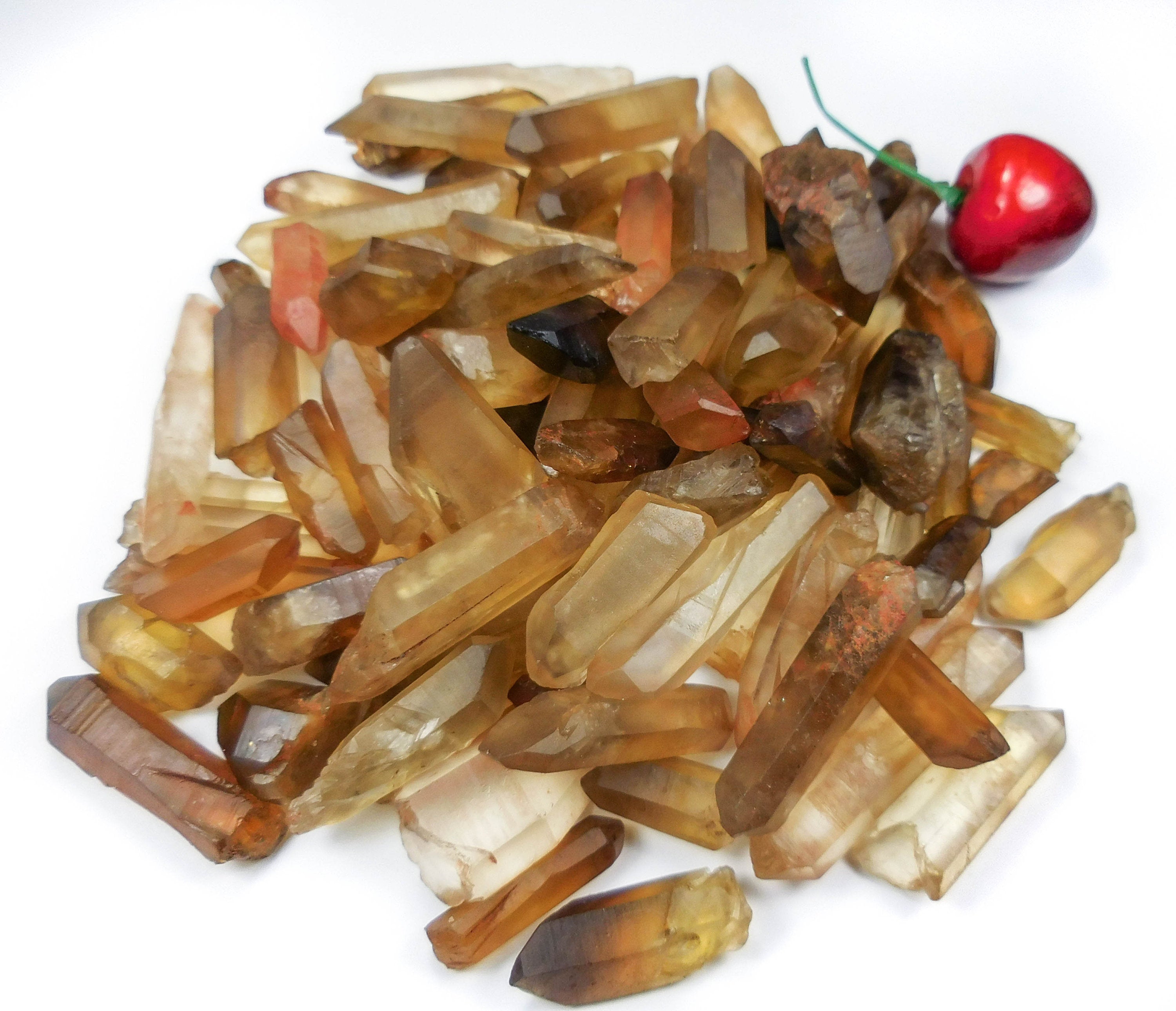 Citrine Lot 50 Grams (6 to 10 pcs) Natural Untreated Crystal Points