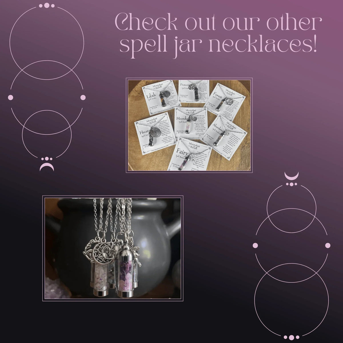 Lilith Spell Jar Necklace