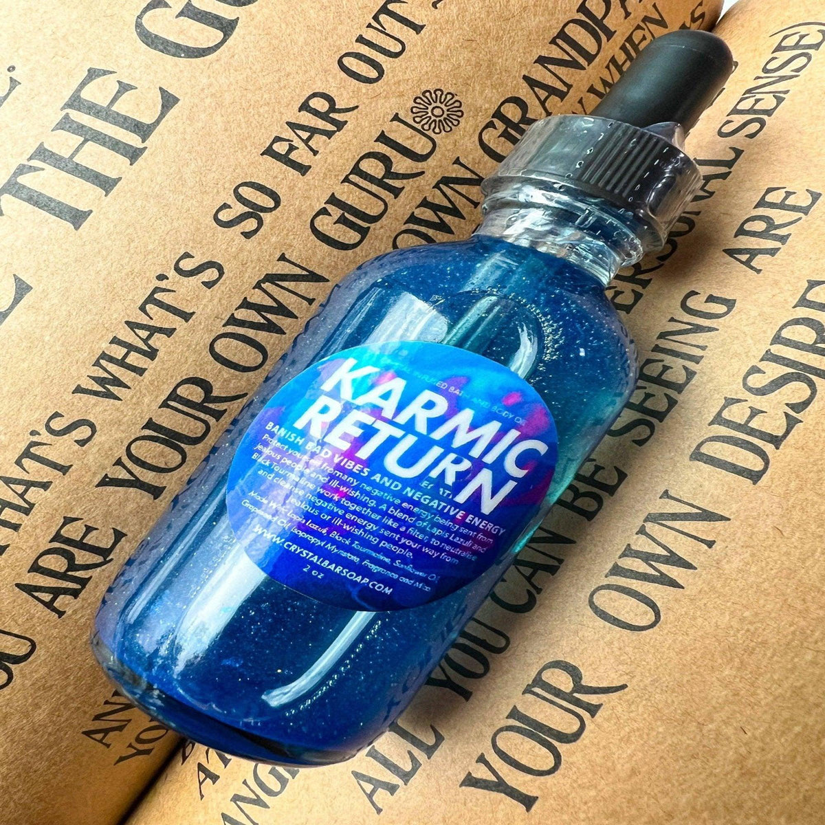 Karmic Return Crystal Infused Bath & Body Oil
