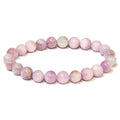 Kunzite Round Bead Bracelet