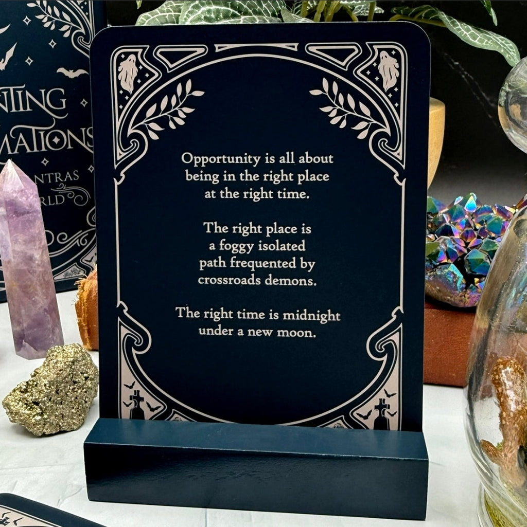 Haunting Affirmations Card Set by Boredwalk