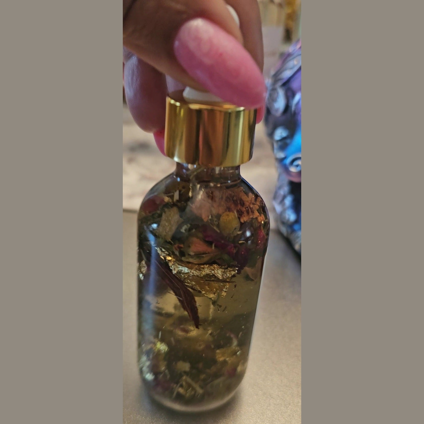 Raven Hoodoo Conjure Oil for Intuition, Manifestation, & Spiritual Power Ritual Oil